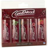 Doc Johnson Good Head Oral Delight Adult Lubricant 5 Pack Delay and Excite Sprays